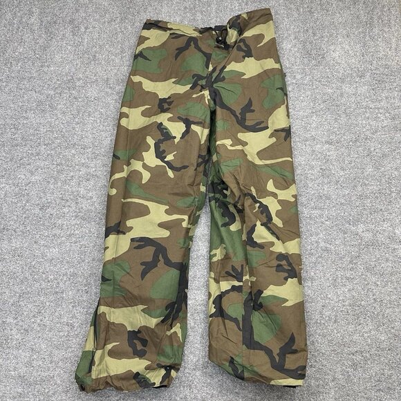 Military Army Cold Weather Reversible Camouflage Black Trousers Men 30x30